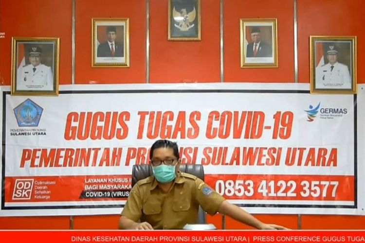 Sulut Koleksi 634 Kasus Aktif Covid-19, Sembuh 3.817